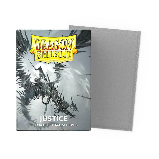 DRAGON SHIELD 100CT BOX DUAL MATTE JUSTICE