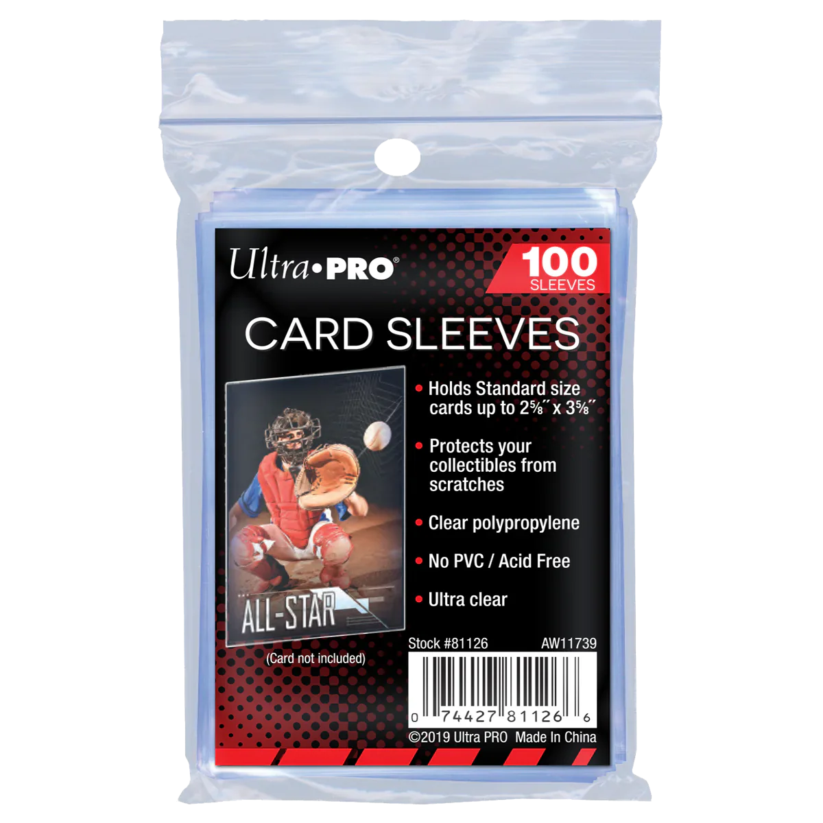 Ultra Pro 2.5x3.5 Trading Card Penny Sleeves