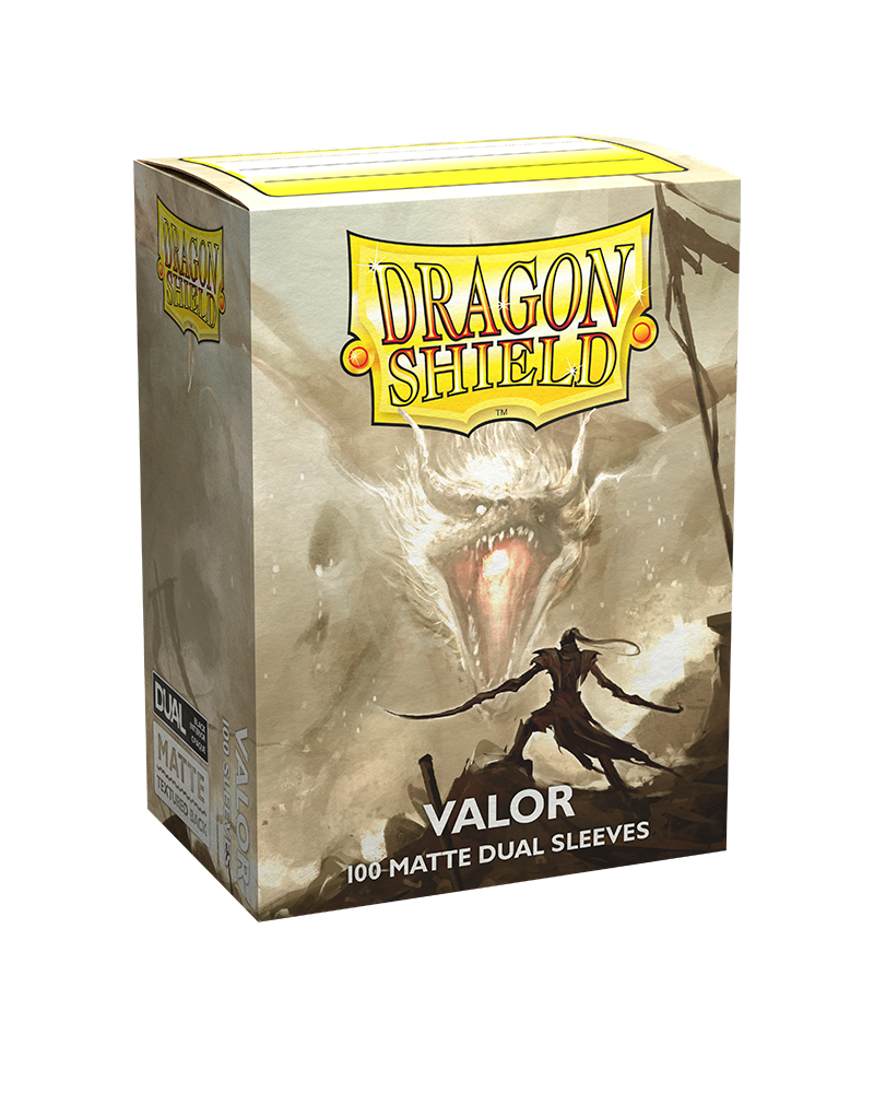 DRAGON SHIELD 100CT BOX DUAL MATTE VALOR
